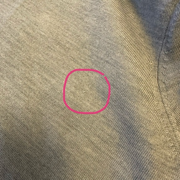 Lord & Taylor Fine Merino Turtleneck Swing Sweater in Grey - Picture 6 of 6